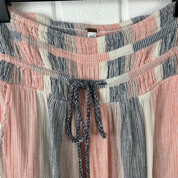 Free People Women Hamilton Wide Leg Palazzo Pants Beach Boho Lounge Pink Size XS - Picture 5 of 9
